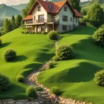 Imagem de uma casa bonita que simboliza o sonho da casa própria