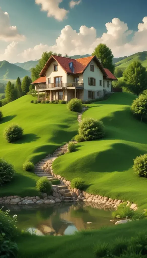 Imagem de uma casa bonita que simboliza o sonho da casa própria