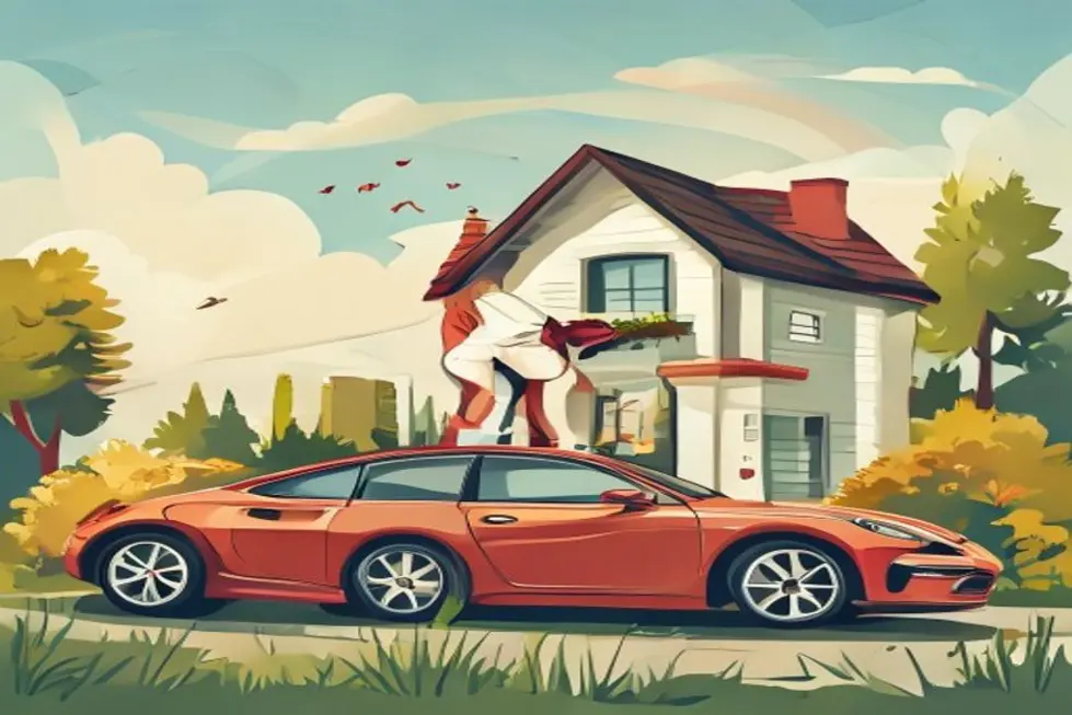 Pessoa sorrindo sonhando com o carro e apartamento.